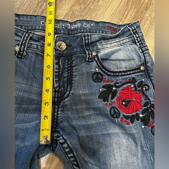Cowgirl Tuff Wild & Free Jeans 28/33 - Picture 9 of 9